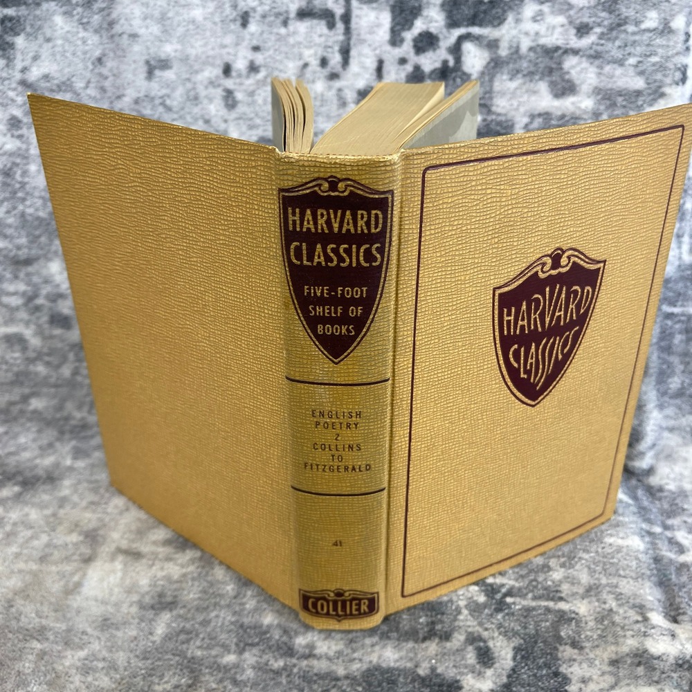 Harvard Classics Vol 41 English Poetry Collins to Fitzgerald Collier Hardcover